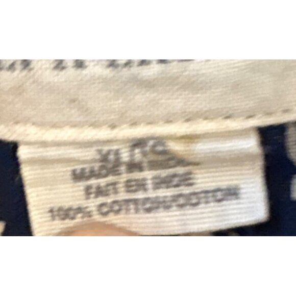 Denim & Supply Ralph Lauren Shirt Navy Blue Floral Long Sleeve Shirt XL - Picture 5 of 8